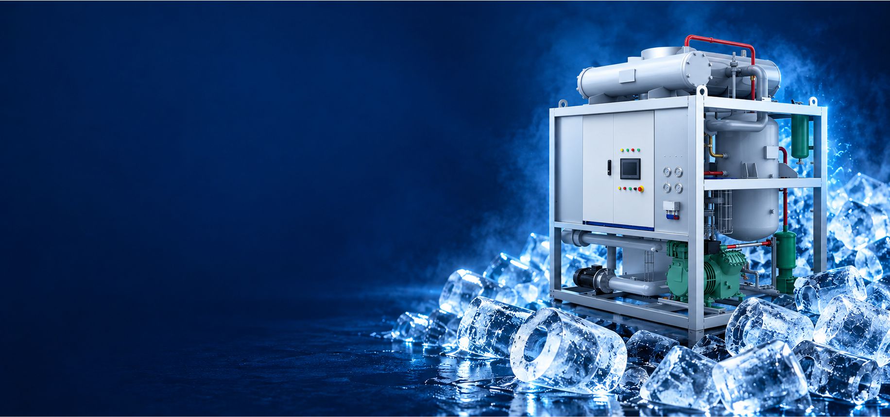 Máquina de hielo industrial